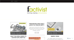 Desktop Screenshot of factivistblog.wordpress.com