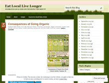 Tablet Screenshot of eatlocallivelongerdotcom.wordpress.com