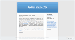 Desktop Screenshot of guttershutterva.wordpress.com