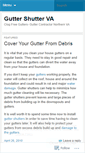 Mobile Screenshot of guttershutterva.wordpress.com