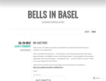 Tablet Screenshot of bellsinbasel.wordpress.com