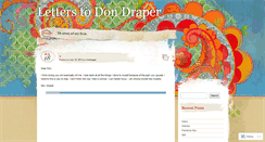 Desktop Screenshot of deardondraper.wordpress.com