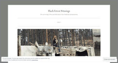 Desktop Screenshot of blackforestmusings.wordpress.com