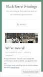 Mobile Screenshot of blackforestmusings.wordpress.com