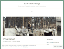 Tablet Screenshot of blackforestmusings.wordpress.com