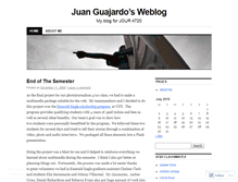 Tablet Screenshot of juanguajardo.wordpress.com