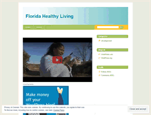 Tablet Screenshot of floridahealthyliving.wordpress.com