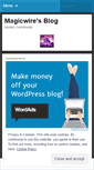 Mobile Screenshot of magicwire.wordpress.com