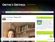 Tablet Screenshot of grethic.wordpress.com