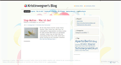 Desktop Screenshot of kristinwegner.wordpress.com