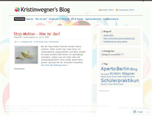 Tablet Screenshot of kristinwegner.wordpress.com