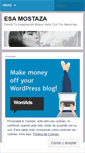 Mobile Screenshot of esamostaza.wordpress.com