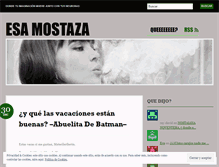 Tablet Screenshot of esamostaza.wordpress.com