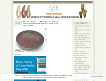 Tablet Screenshot of indonesiahandicraft.wordpress.com