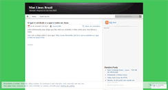 Desktop Screenshot of mintlinuxbrazil.wordpress.com