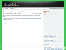 Tablet Screenshot of mintlinuxbrazil.wordpress.com