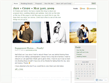 Tablet Screenshot of jeffandcindy2009.wordpress.com
