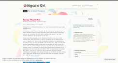 Desktop Screenshot of migrainegurl.wordpress.com