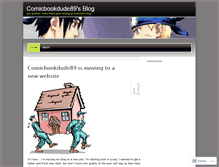 Tablet Screenshot of comicbookdude89.wordpress.com