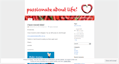 Desktop Screenshot of passi0nateab0utlife.wordpress.com