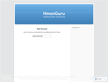 Tablet Screenshot of hmonguru.wordpress.com