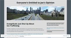 Desktop Screenshot of joederbes.wordpress.com