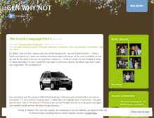 Tablet Screenshot of genwhynot.wordpress.com