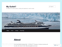 Tablet Screenshot of myoutletat.wordpress.com