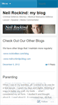 Mobile Screenshot of neilrockind.wordpress.com