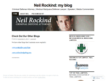 Tablet Screenshot of neilrockind.wordpress.com