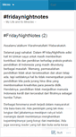 Mobile Screenshot of fridaynightnotes.wordpress.com