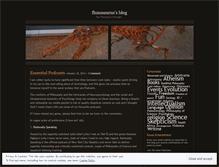 Tablet Screenshot of fluxosaurus.wordpress.com