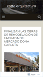 Mobile Screenshot of cottarquitectura.wordpress.com