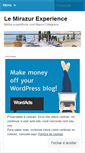 Mobile Screenshot of mirazur.wordpress.com