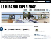 Tablet Screenshot of mirazur.wordpress.com