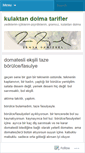 Mobile Screenshot of kulaktandolmatarifler.wordpress.com