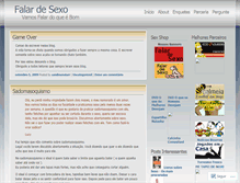Tablet Screenshot of falardesexo.wordpress.com