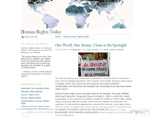 Tablet Screenshot of humanrightstoday.wordpress.com