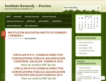 Tablet Screenshot of institutokennedypereira.wordpress.com