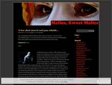 Tablet Screenshot of malicesweetmalice.wordpress.com