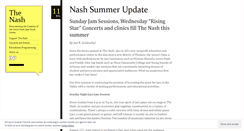 Desktop Screenshot of nashcenter.wordpress.com