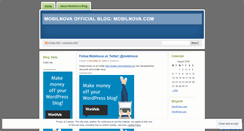 Desktop Screenshot of mobilnova.wordpress.com