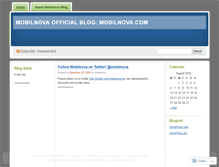 Tablet Screenshot of mobilnova.wordpress.com