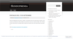 Desktop Screenshot of honduprensa.wordpress.com