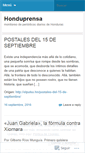 Mobile Screenshot of honduprensa.wordpress.com