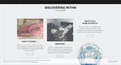 Desktop Screenshot of discoveringwithin.wordpress.com
