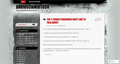 Desktop Screenshot of davidschmidt850.wordpress.com