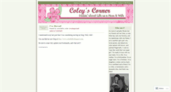 Desktop Screenshot of coleybelle.wordpress.com