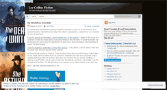 Desktop Screenshot of leecollinsfiction.wordpress.com