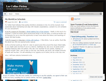 Tablet Screenshot of leecollinsfiction.wordpress.com